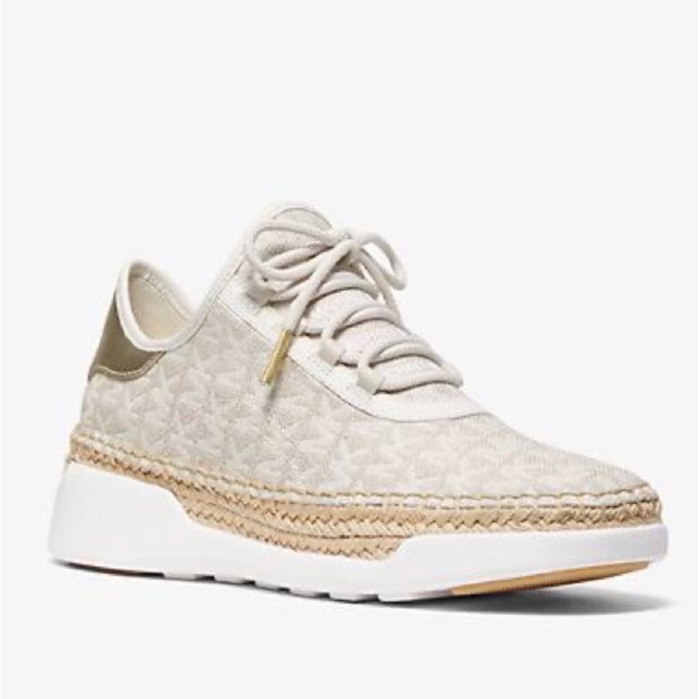 Michael Kors Finch Logo Jacquard Espadrille Sneakers